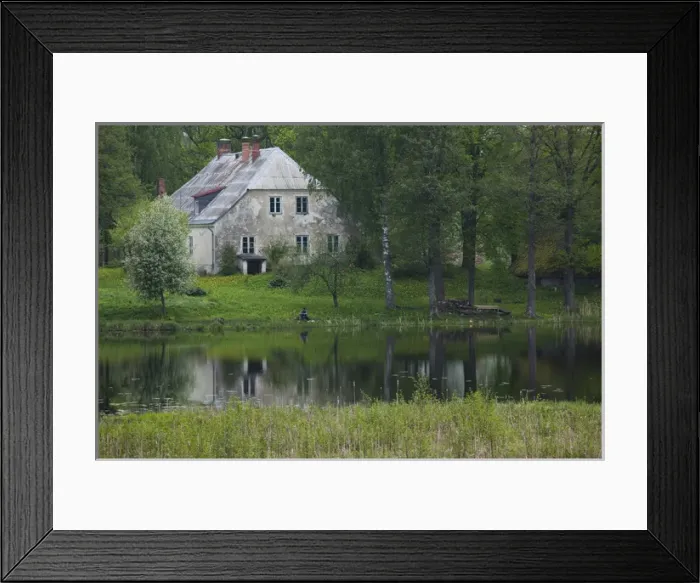 Framed Print : Latvia, Northeastern Latvia, Vidzeme Region, Gauja National Park, Araisi, village