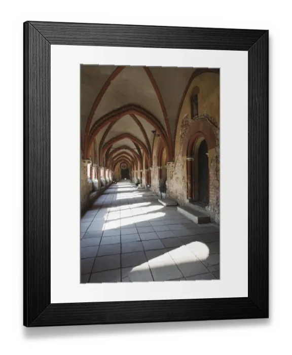 Framed Print : Latvia, Riga, Old Riga, Vecriga, Dome Cathedral, courtyard