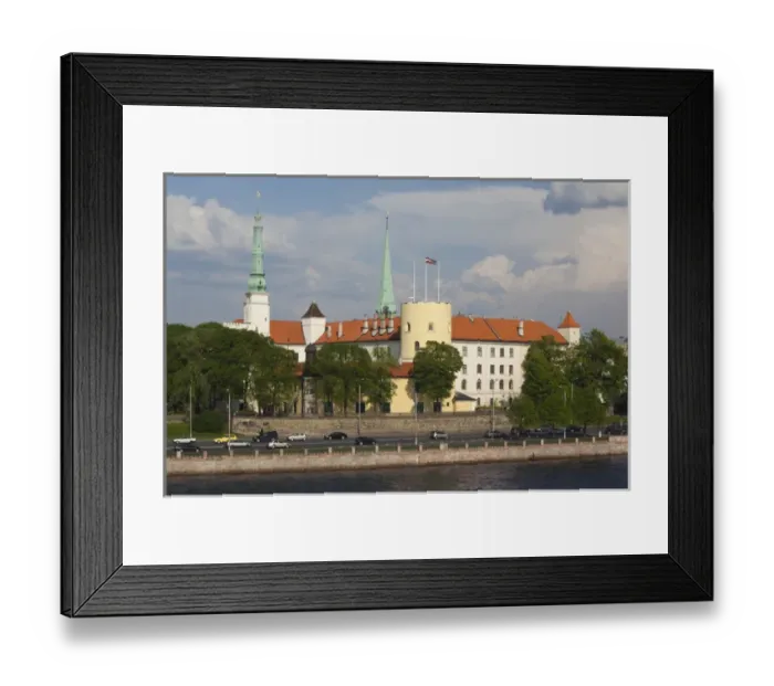 Framed Print : Latvia, Riga, Old Riga, Vecriga, Riga Castle