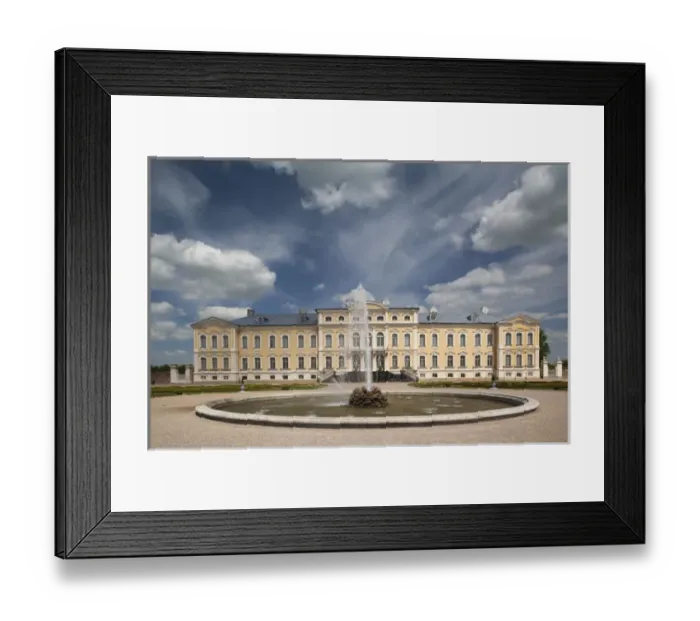 Framed Print : Latvia, Southern Latvia, Zemgale Region, Pilsrundale, Rundale Palace, b. 1740, Bartolomeo Rastrelli Framed Print : Latvia, Southern Latvia, Zemgale Region, Pilsrundale, Rundale Palace, b. 1740, Bartolomeo Rastrelli