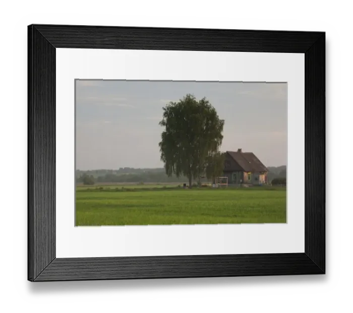 Framed Print : Latvia, Riga, Southeastern Latvia, Latgale Region, Daugava River Valley, Svente