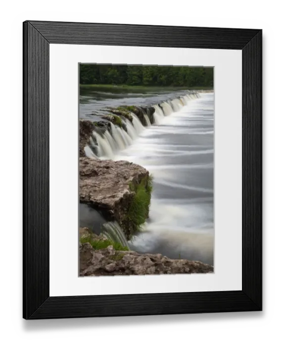 Framed Print : Latvia, Western Latvia, Kurzeme Region, Kuldiga, Ventas Rumba, Kuldiga Waterfall