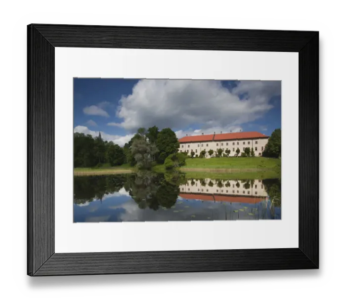 Framed Print : Latvia, Western Latvia, Kurzeme Region, Cape Kolka, Kolkasrags, Dundaga, Dundaga Castle