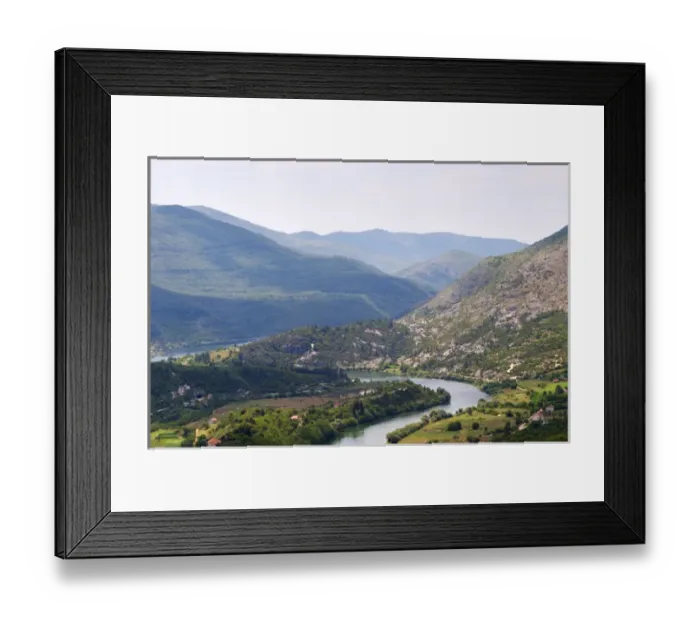 Framed Print : A panoramic view across the tremendously impressive Orin or Bijela Gora mountain Framed Print : A panoramic view across the tremendously impressive Orin or Bijela Gora mountain