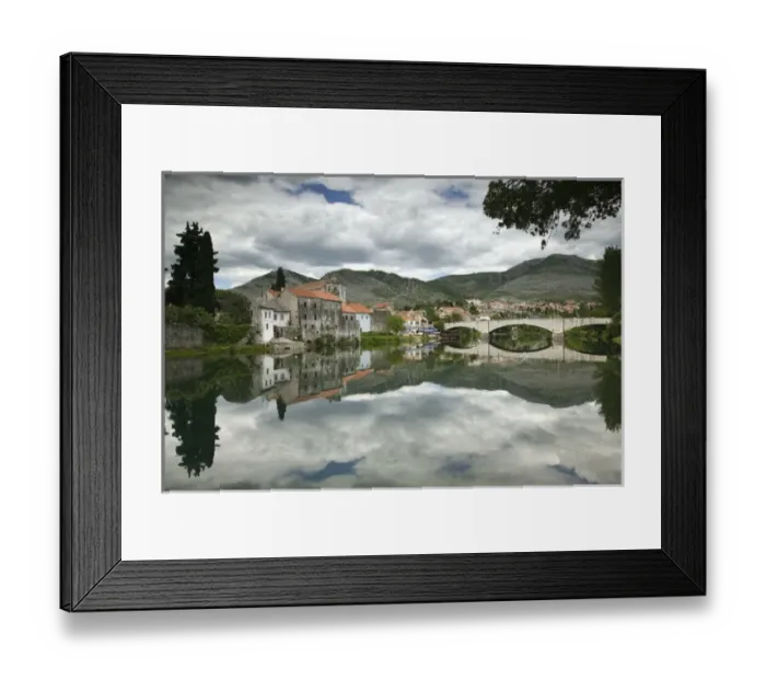 Framed Print : Bosnia-Hercegovina -Trebinje. Republika Serbska (RS) Town on the Trebisnjica River Framed Print : Bosnia-Hercegovina -Trebinje. Republika Serbska (RS) Town on the Trebisnjica River