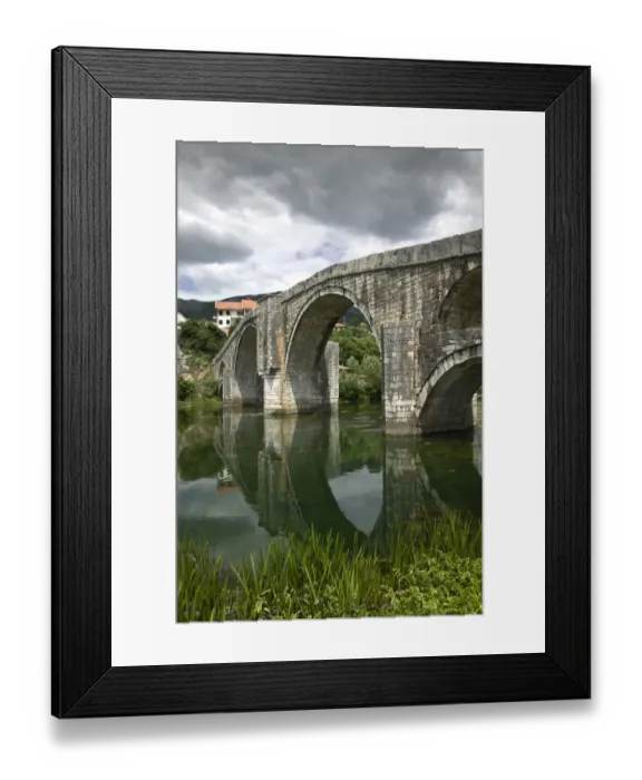 Framed Print : Bosnia-Hercegovina -Trebinje. Republika Serbska (RS) Town on the Trebisnjica River