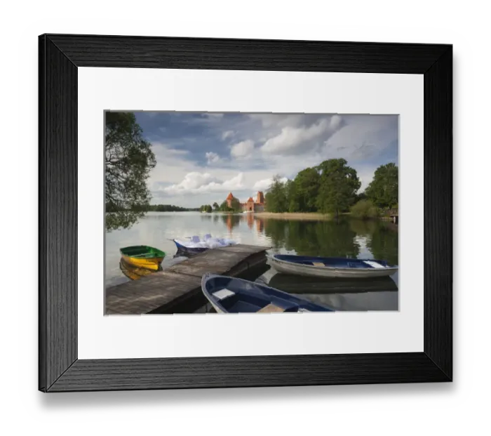 Framed Print : Lithuania, Trakai, Trakai Historical National Park, Island Castle on Lake Galve Framed Print : Lithuania, Trakai, Trakai Historical National Park, Island Castle on Lake Galve