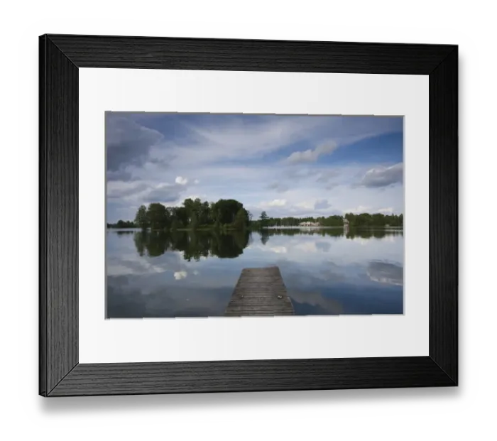 Framed Print : Lithuania, Trakai, Trakai Historical National Park, Lake Galve, boats