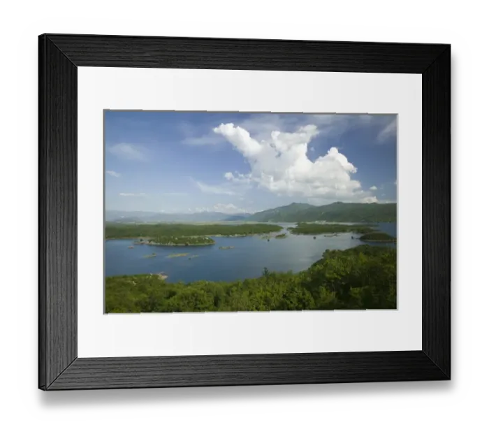 Framed Print : MONTENEGRO, Niksic Area. View of Lake Slansko Framed Print : MONTENEGRO, Niksic Area. View of Lake Slansko