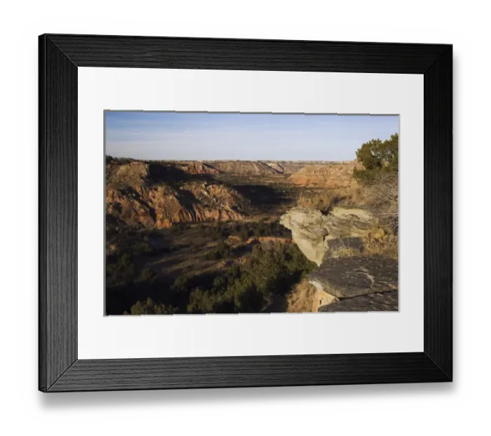 Framed Print : Palo Duro Canyon, Palo Duro Canyon State Park, Canyon, Panhandle, Texas, USA, February Framed Print : Palo Duro Canyon, Palo Duro Canyon State Park, Canyon, Panhandle, Texas, USA, February
