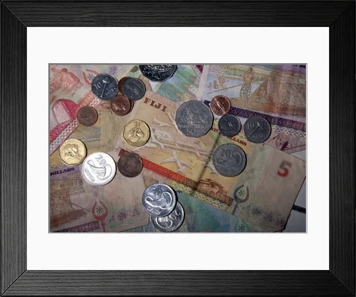 Framed Print : Fiji Currency Framed Print : Fiji Currency