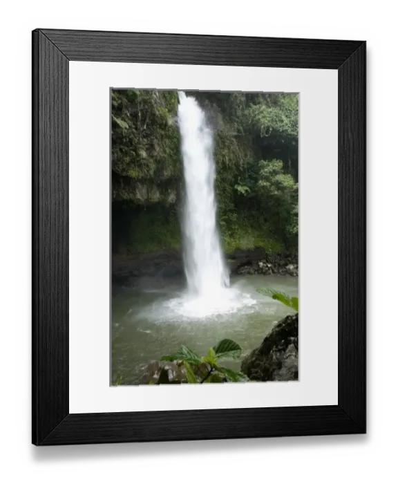 Framed Print : Bouma Falls on Taveuni Island, Fiji