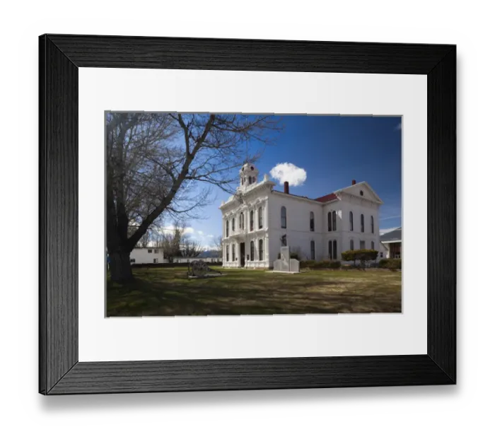 Framed Print : USA, California, Eastern Sierra Nevada Area, Bridgeport, Mono County Courthouse Framed Print : USA, California, Eastern Sierra Nevada Area, Bridgeport, Mono County Courthouse