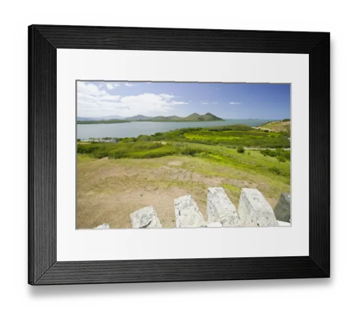 Framed Print : NEW CALEDONIA, Central Grande Terre Island-La Foa. Fort Teremba- Colonial fort built Framed Print : NEW CALEDONIA, Central Grande Terre Island-La Foa. Fort Teremba- Colonial fort built