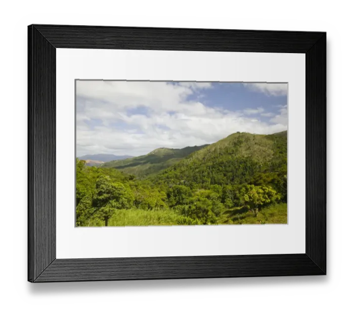 Framed Print : NEW CALEDONIA, Central Grande Terre Island, Nakety. View from Canala-Thio one way Framed Print : NEW CALEDONIA, Central Grande Terre Island, Nakety. View from Canala-Thio one way