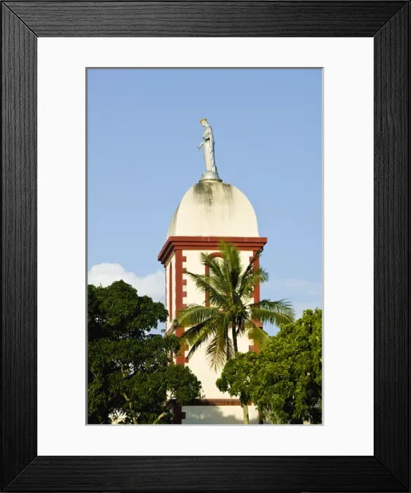 Framed Print : NEW CALEDONIA, Grande Terre Island, Mont Dore. La Conception Catholic Mission Framed Print : NEW CALEDONIA, Grande Terre Island, Mont Dore. La Conception Catholic Mission