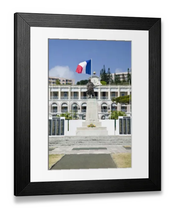 Framed Print : NEW CALEDONIA, Grande Terre Island, Noumea. Place Bir Hakeim, French Army HQ Framed Print : NEW CALEDONIA, Grande Terre Island, Noumea. Place Bir Hakeim, French Army HQ