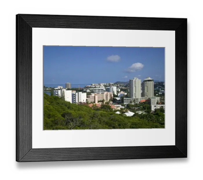 Framed Print : NEW CALEDONIA, Grande Terre Island, Noumea. Resort Area of ANSE VATA Framed Print : NEW CALEDONIA, Grande Terre Island, Noumea. Resort Area of ANSE VATA
