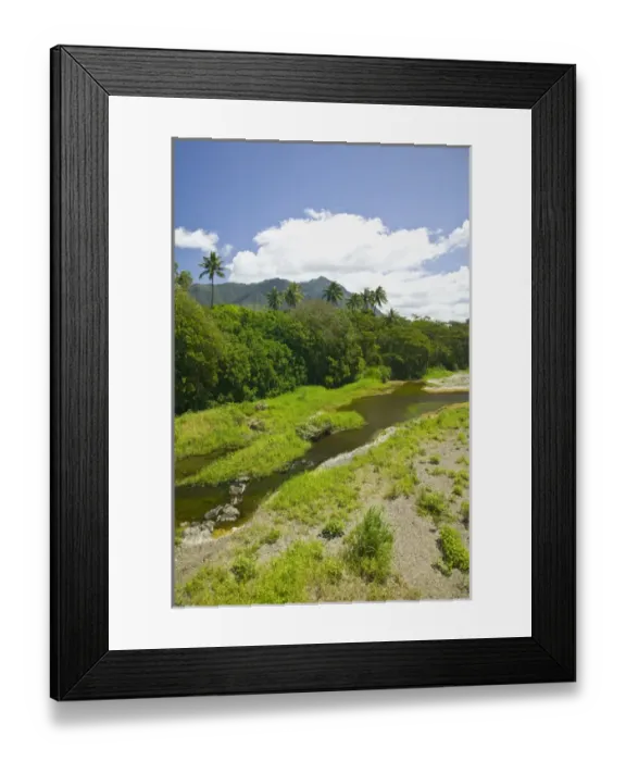 Framed Print : NEW CALEDONIA, North-West Grande Terre Island, Kala-Gomen. View of the Iouanga River Framed Print : NEW CALEDONIA, North-West Grande Terre Island, Kala-Gomen. View of the Iouanga River