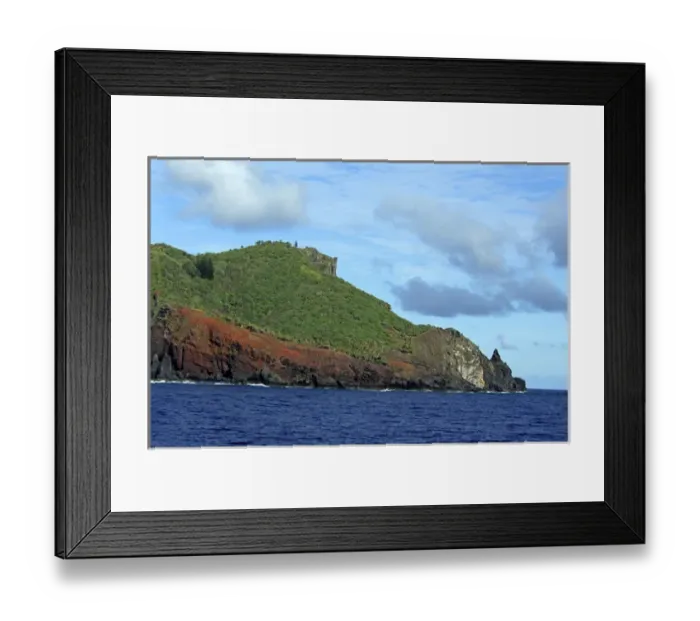 Framed Print : South Pacific, British Overseas Teritory, Pitcairn Island. Rocky coastline Framed Print : South Pacific, British Overseas Teritory, Pitcairn Island. Rocky coastline