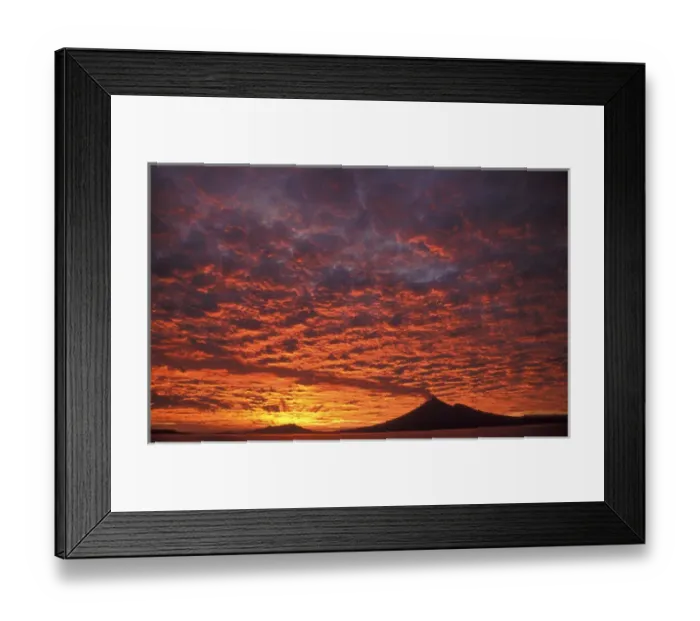Framed Print : Papua New Guinea, West New Britain, Ulauan (Father s) Volcano at sunrise Framed Print : Papua New Guinea, West New Britain, Ulauan (Father s) Volcano at sunrise