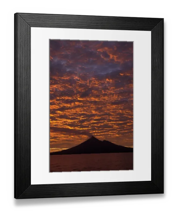 Framed Print : Papua New Guinea, West New Britain, Ulauan (Father s) Volcano at sunrise Framed Print : Papua New Guinea, West New Britain, Ulauan (Father s) Volcano at sunrise
