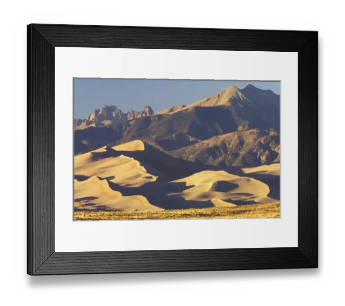 Framed Print : USA, Colorado, Great Sand Dunes National Park