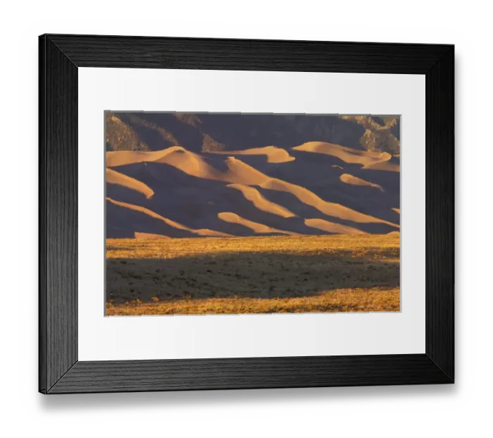 Framed Print : USA, Colorado, Great Sand Dunes National Park
