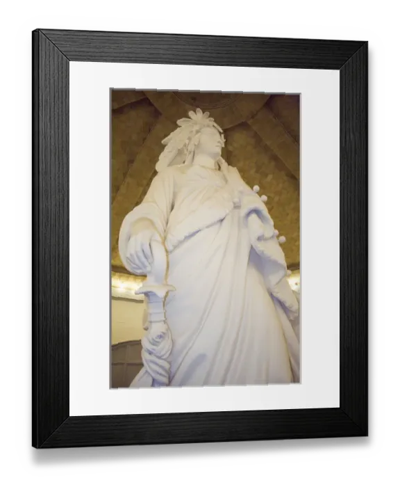 Framed Print : White marble statue, U. S. Capitol, Washington D. C. (District of Columbia), United States Framed Print : White marble statue, U. S. Capitol, Washington D. C. (District of Columbia), United States