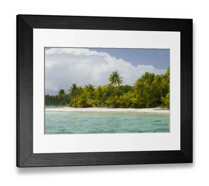 Framed Print : Bora-Bora, French Polynesia Framed Print : Bora-Bora, French Polynesia