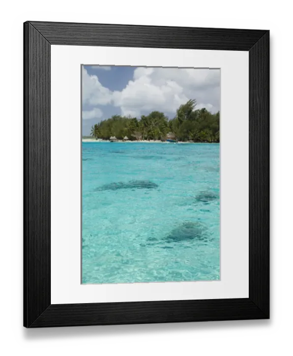 Framed Print : Bora-Bora, French Polynesia Framed Print : Bora-Bora, French Polynesia
