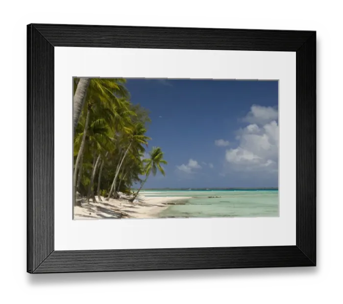 Framed Print : Tikehau, Tuamotu Archipelago, French Polynesia Framed Print : Tikehau, Tuamotu Archipelago, French Polynesia