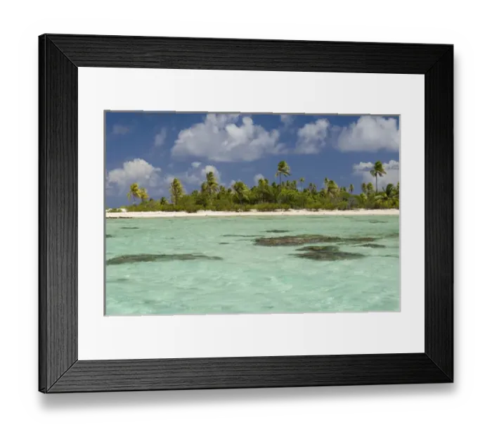 Framed Print : Tikehau, Tuamotu Archipelago, French Polynesia Framed Print : Tikehau, Tuamotu Archipelago, French Polynesia
