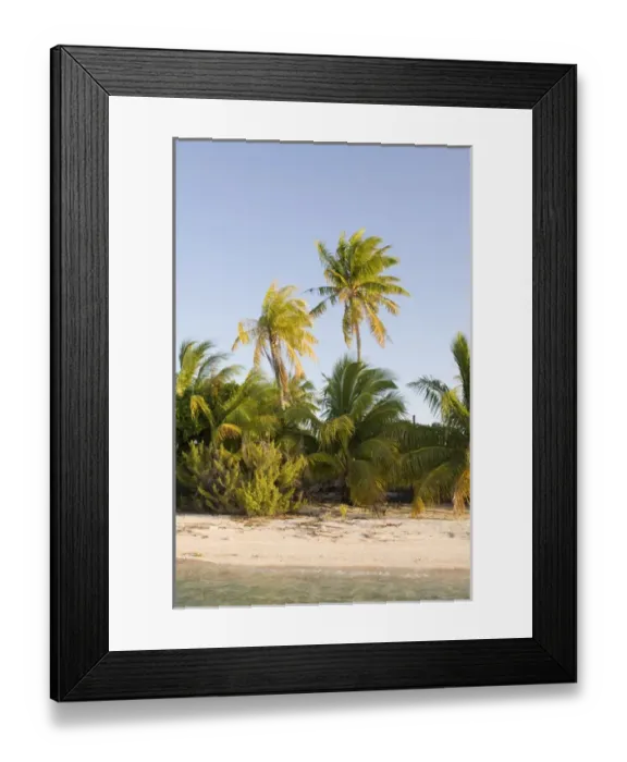 Framed Print : Tikehau, Tuamotu Archipelago, French Polynesia