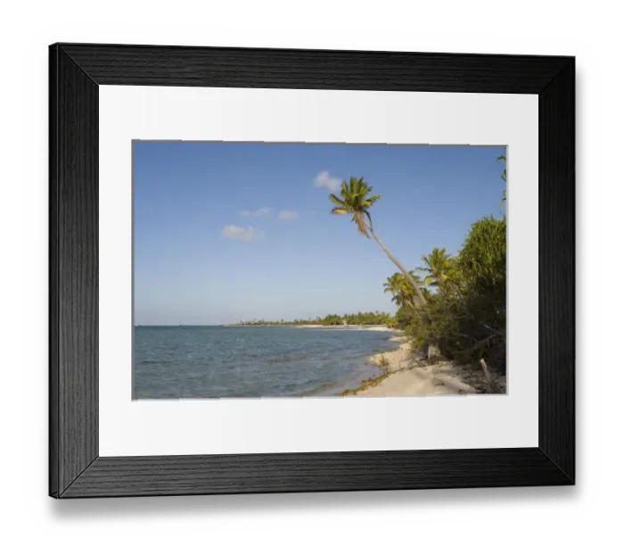 Framed Print : Tikehau, Tuamotu Archipelago, French Polynesia