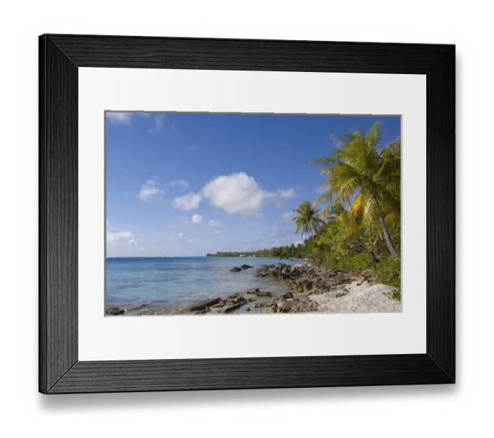 Framed Print : Fakarawa, Tuamotu Archipelago, French Polynesia
