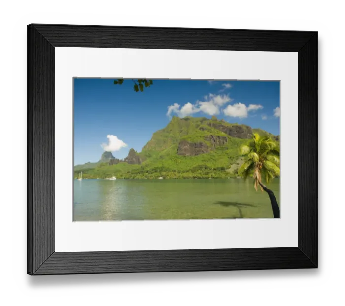 Framed Print : Cooks Bay, Morea Island, French Polynesia, South Pacific Framed Print : Cooks Bay, Morea Island, French Polynesia, South Pacific