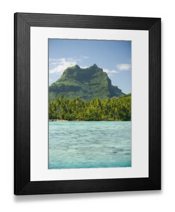 Framed Print : Bora Bora, Society Islands, French Polynesia, South Pacific Framed Print : Bora Bora, Society Islands, French Polynesia, South Pacific