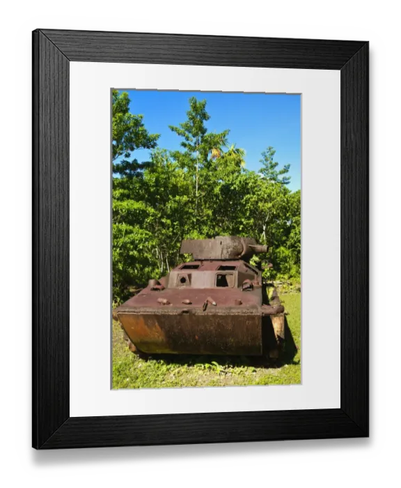 Framed Print : Peleliu, Palau. WWI landing craft wreckage Peleliu, Palau Framed Print : Peleliu, Palau. WWI landing craft wreckage Peleliu, Palau
