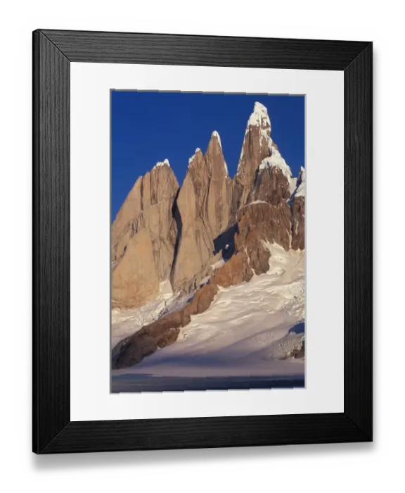 Framed Print : South America, Argentina, Los Glaciares NP, Cerro Torre and Torre Egger, in Cerro Framed Print : South America, Argentina, Los Glaciares NP, Cerro Torre and Torre Egger, in Cerro