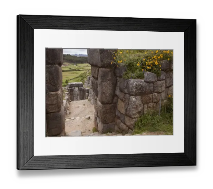 Framed Print : South America, Peru, Cuzco. Fort Sacsayhuaman ruins. (UNESCO World Heritage Site) Credit as Framed Print : South America, Peru, Cuzco. Fort Sacsayhuaman ruins. (UNESCO World Heritage Site) Credit as