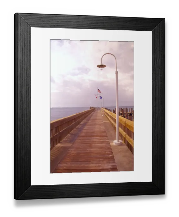 Framed Print : NA, USA, Florida, Florida Keys, Long Pier with Ocean Framed Print : NA, USA, Florida, Florida Keys, Long Pier with Ocean