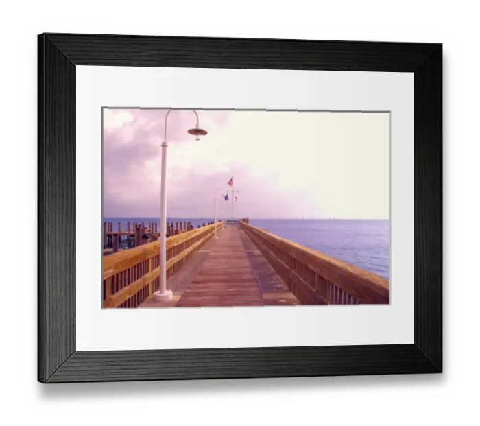 Framed Print : NA, USA, Florida, Florida Keys, Long Pier with Ocean Framed Print : NA, USA, Florida, Florida Keys, Long Pier with Ocean