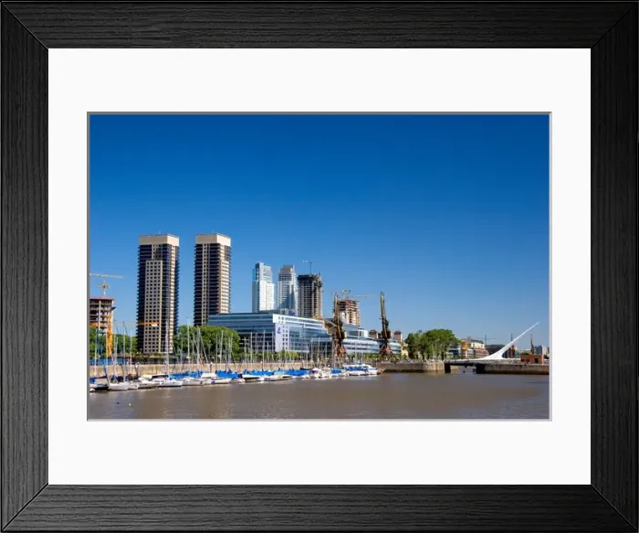 Framed Print : Puerto Modero area of Buenos Aires, Argentina