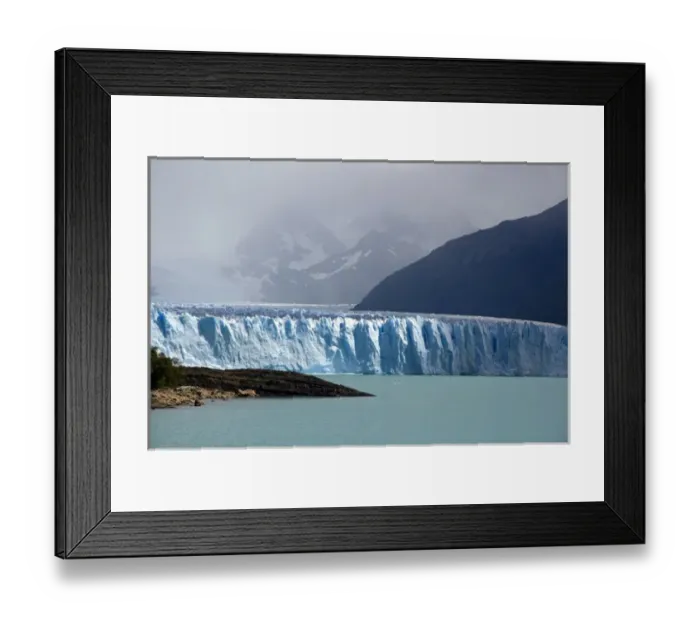 Framed Print : The Perito Moreno Glacier located in the Los Glaciares National Park in the south