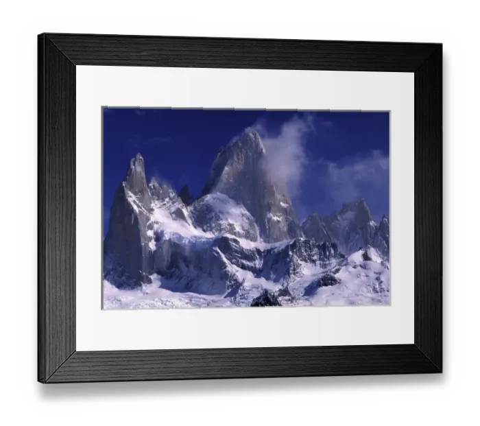 Framed Print : South America, Argentina, Los Glaciares National Park. Cerro Fitz Roy