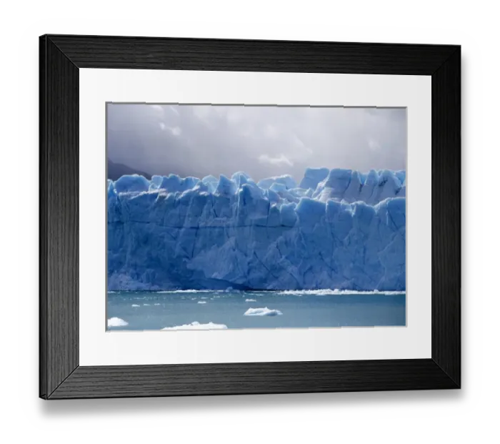 Framed Print : Water level view of Peitro Moreno Glacier in Los Glaciares National Park, Argentina Framed Print : Water level view of Peitro Moreno Glacier in Los Glaciares National Park, Argentina