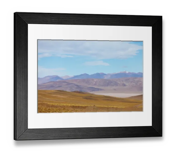 Framed Print : Saltlake Salar del Hombre Muerto, (approx. 3. 800 m a. s. l), Province Catamarca Framed Print : Saltlake Salar del Hombre Muerto, (approx. 3. 800 m a. s. l), Province Catamarca