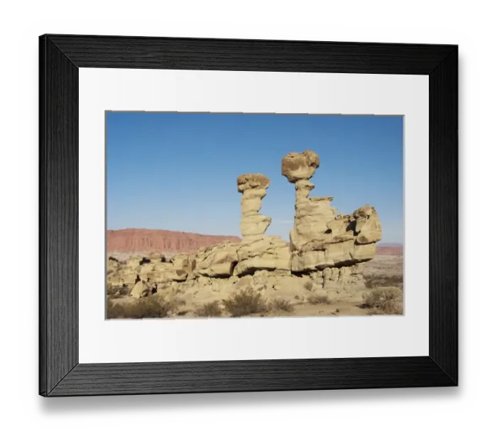 Framed Print : South America, Province San Juan - submarine stone formation in National Framed Print : South America, Province San Juan - submarine stone formation in National