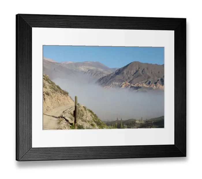 Framed Print : South America, Argentina, Province Jujuy, view of the village Tilcara in the Andes